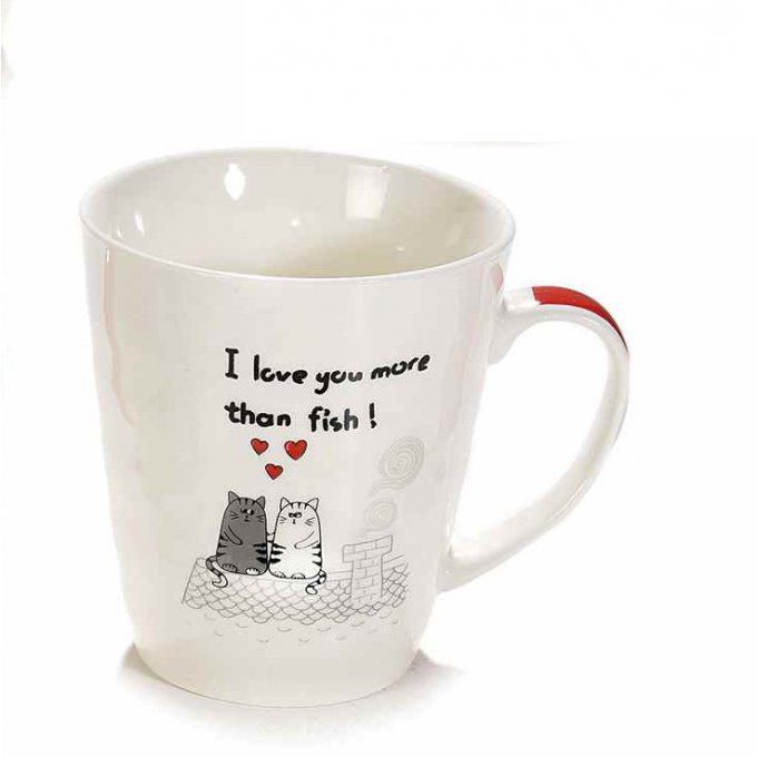 tasse mug chats amoureux