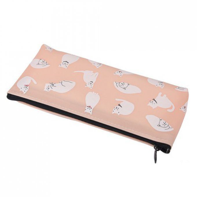 Trousse chat pastel