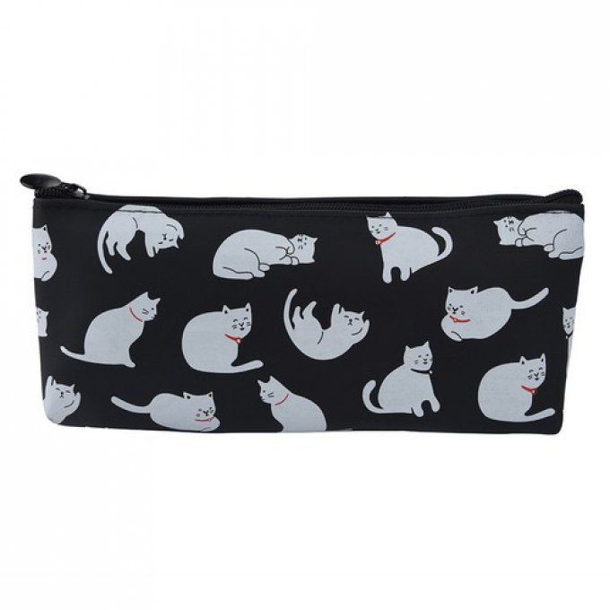 Trousse chat pastel