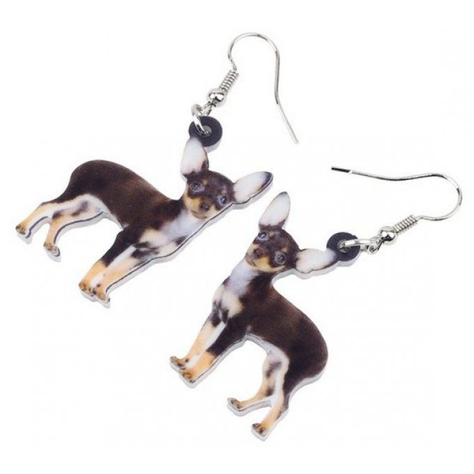 Boucles d'oreilles chihuahua