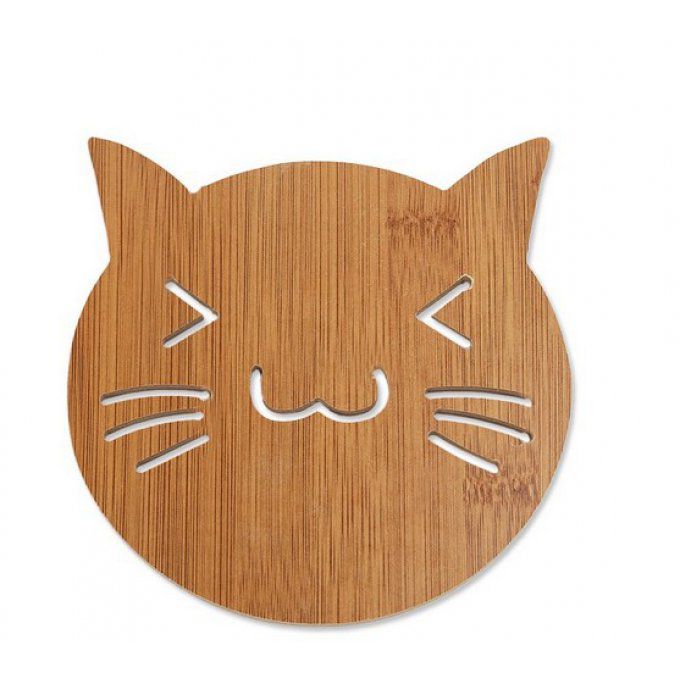 Dessous de Plat en verre Chat Meow