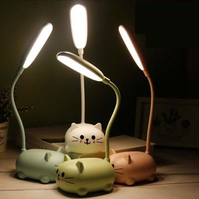 Lampe de bureau veilleuse chat.