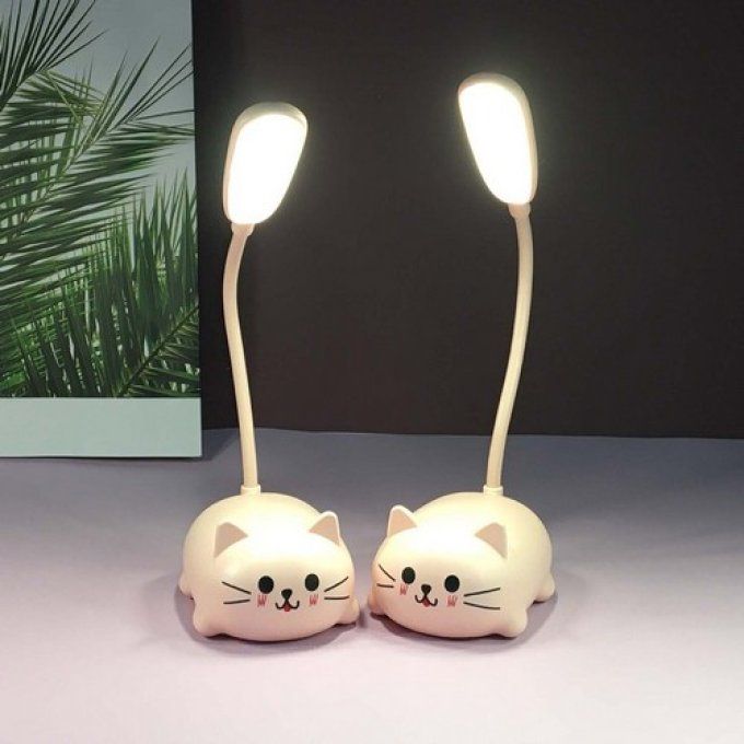 Lampe de bureau veilleuse chat.