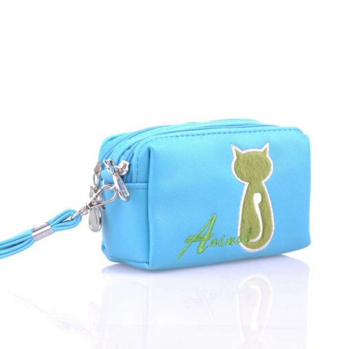 porte-monnaie chat animob