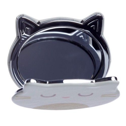 Miroir de Poche Feline Fine - Chat noir ou blanc