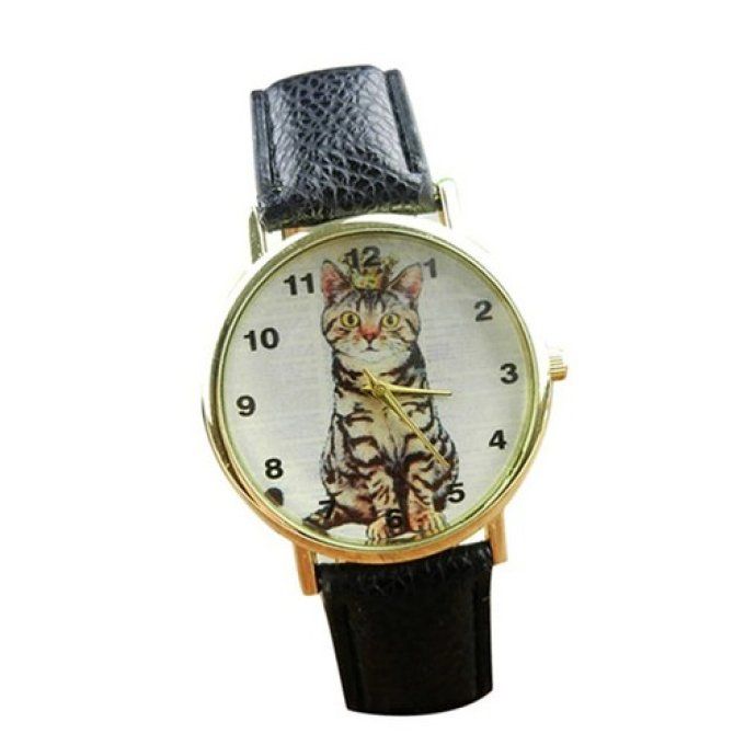 Montre chat tigré .