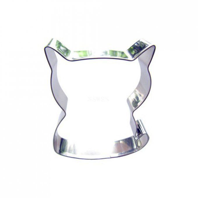 moule gros chat en métal hauteur 11 cm