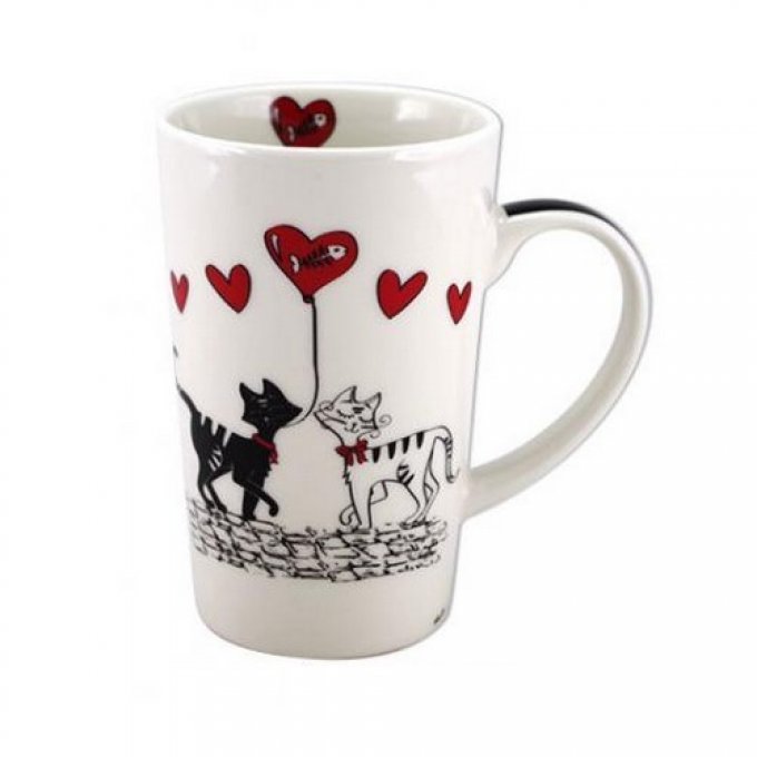Mug haut chats amoureux  collection choupy