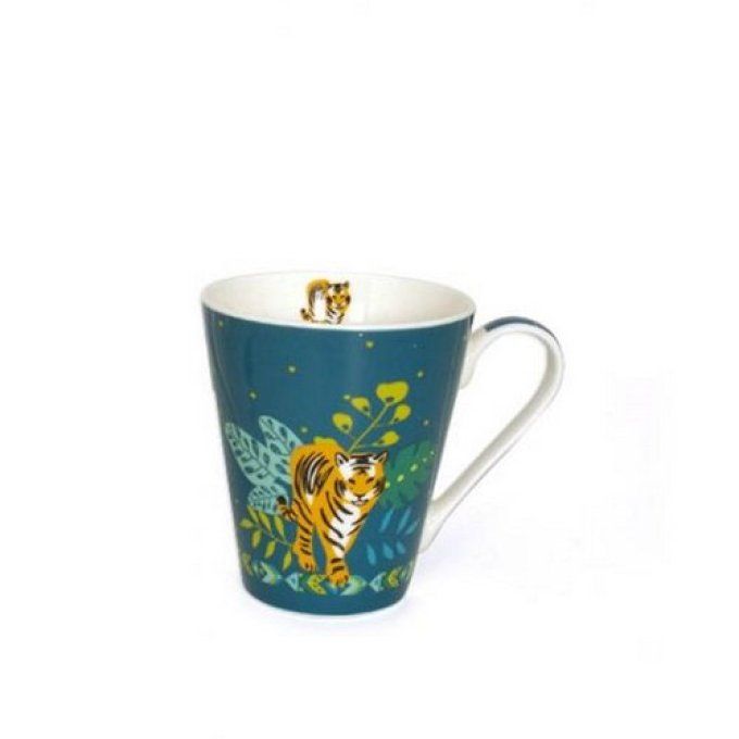 Mug tigre vert ou blanc collection tiger .