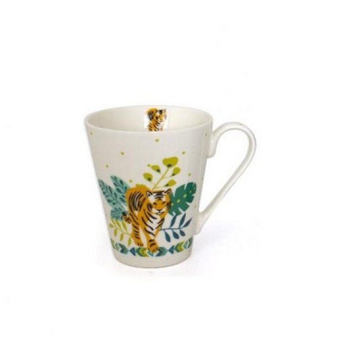 Mug tigre vert ou blanc collection tiger .