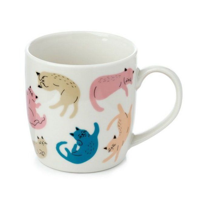 Mug en Porcelaine Cat's Life - Chat