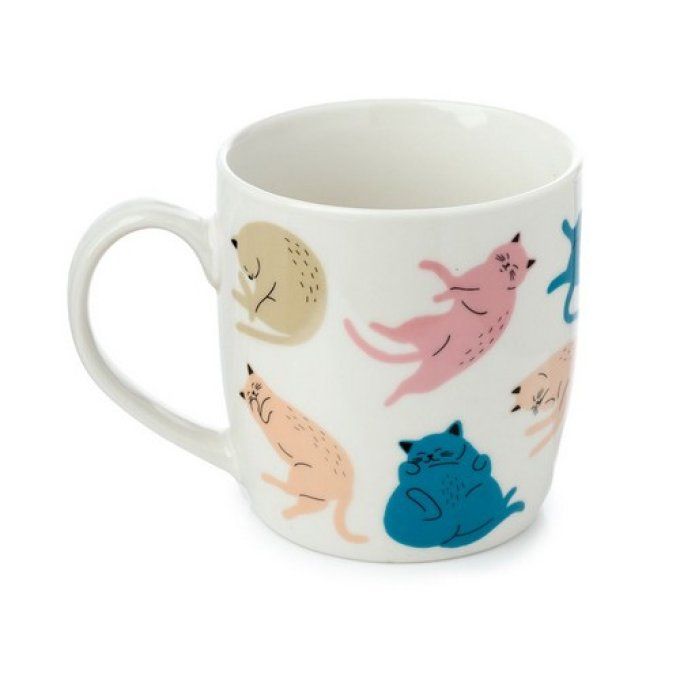 Mug en Porcelaine Cat's Life - Chat