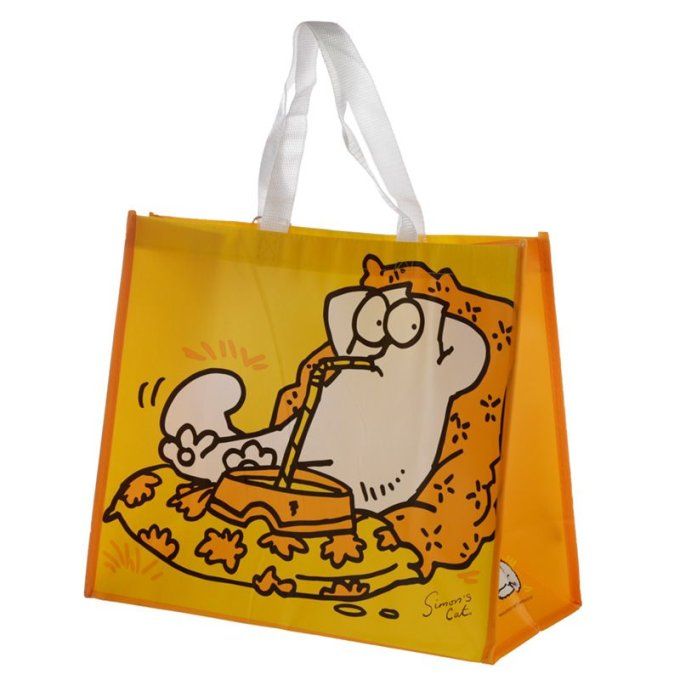 Sac de Courses Simon's Cat - Chat Jaune