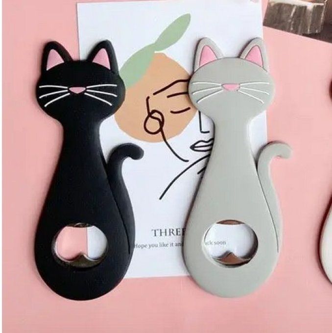 Décapsuleur chat magnet