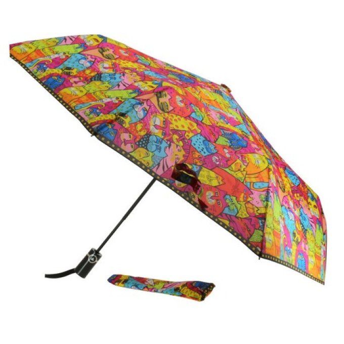 Parapluie pliant méli-mélo de chats