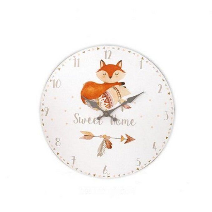 Horloge renard sweat home 