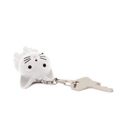 Katy porte-clés chat avec son et lumière balvi