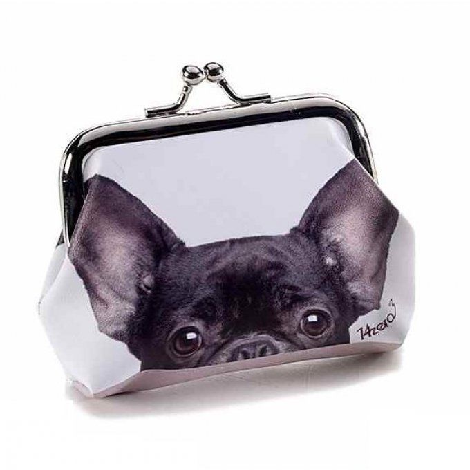 Petit porte-monnaie regard de chien