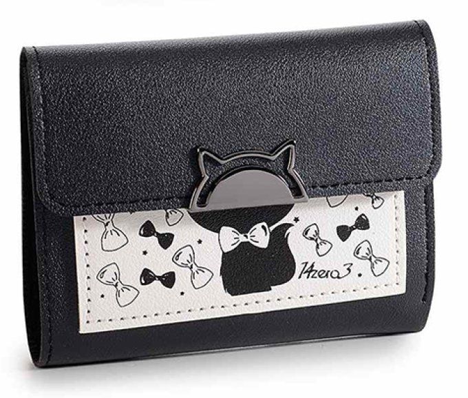 Portefeuille chat "Pretty Cat" en simili-cuir