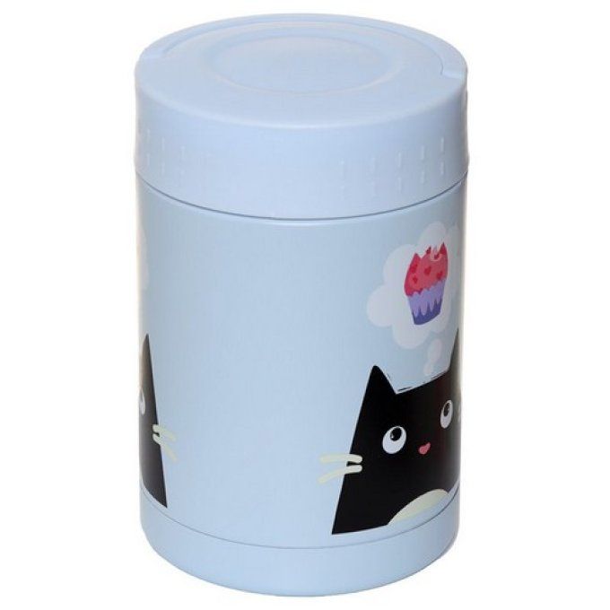 Boîte Repas isolé en Acier Inoxydable 500ml Feline Fine - Chat