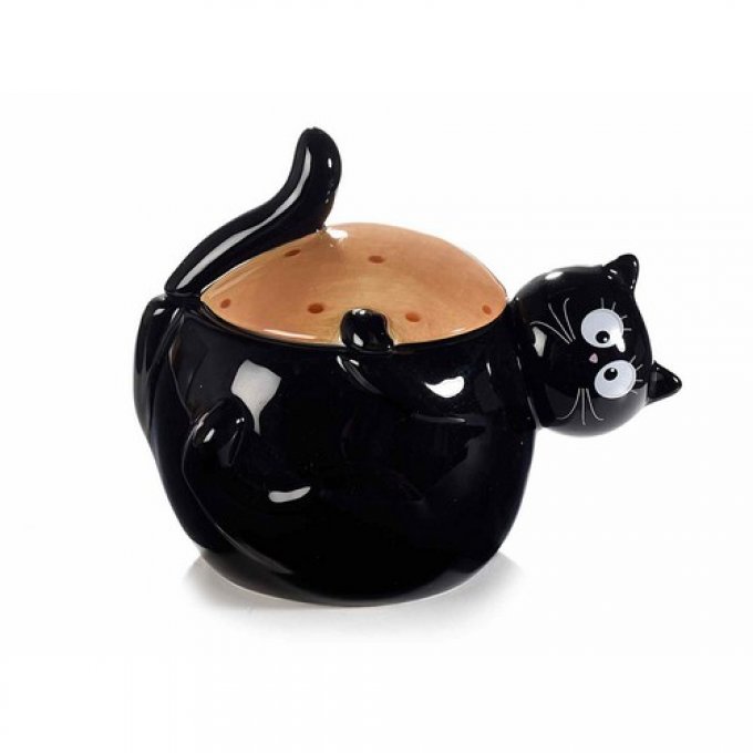 Chat Kitty Feline Boule de Fil ART DECO céramique 