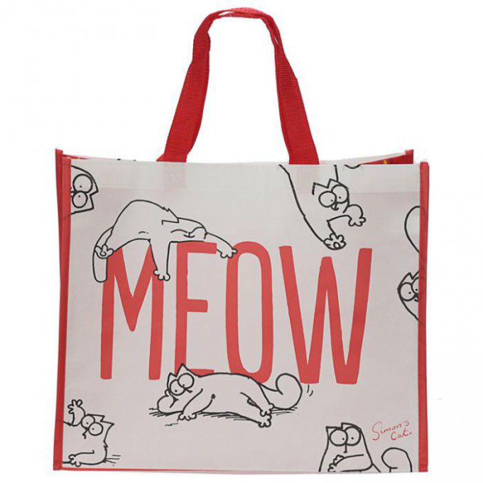 sac à courses chat meow