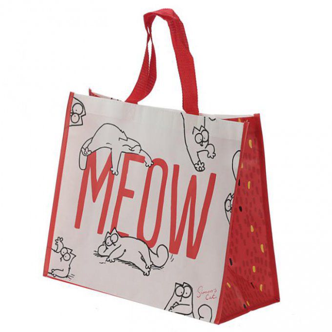 sac à courses chat meow