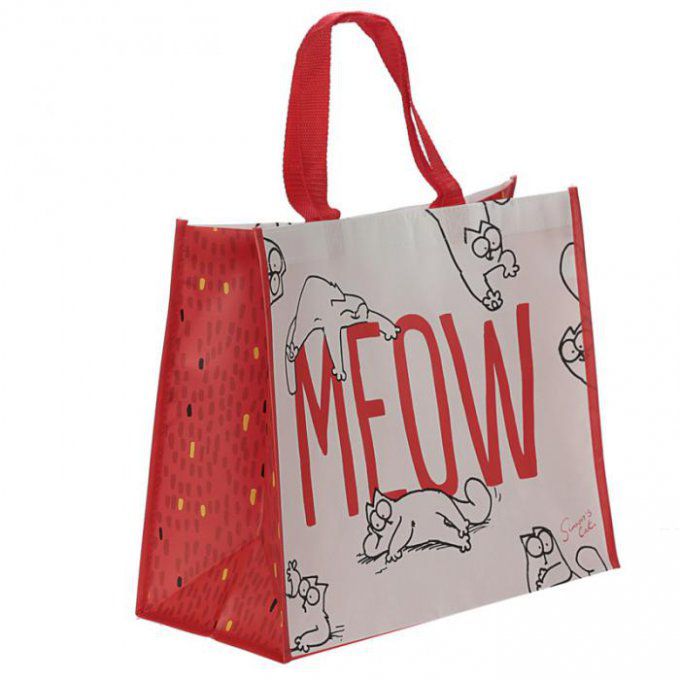 sac à courses chat meow
