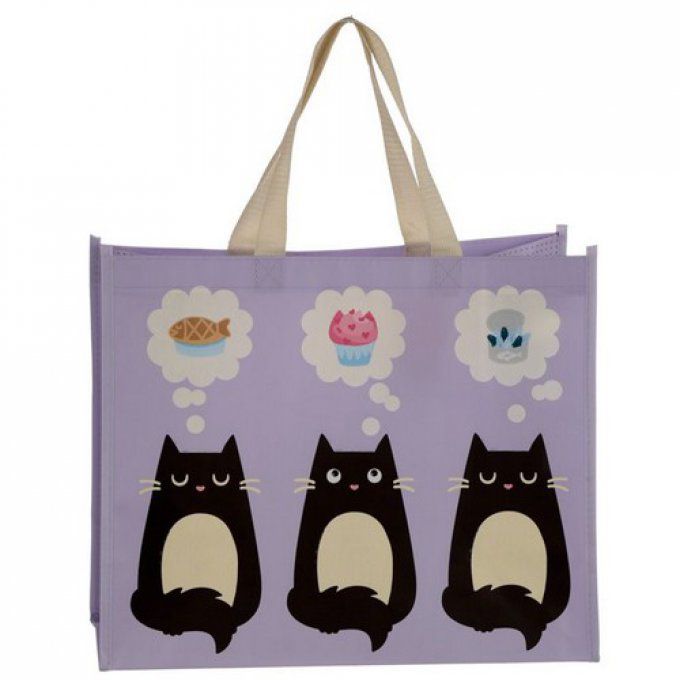 Sac cabas trois chats