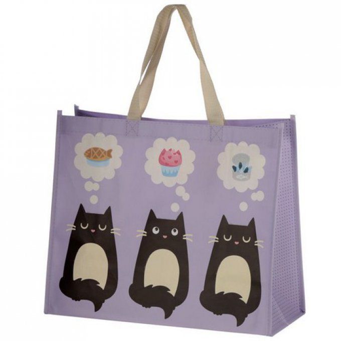 Sac cabas trois chats