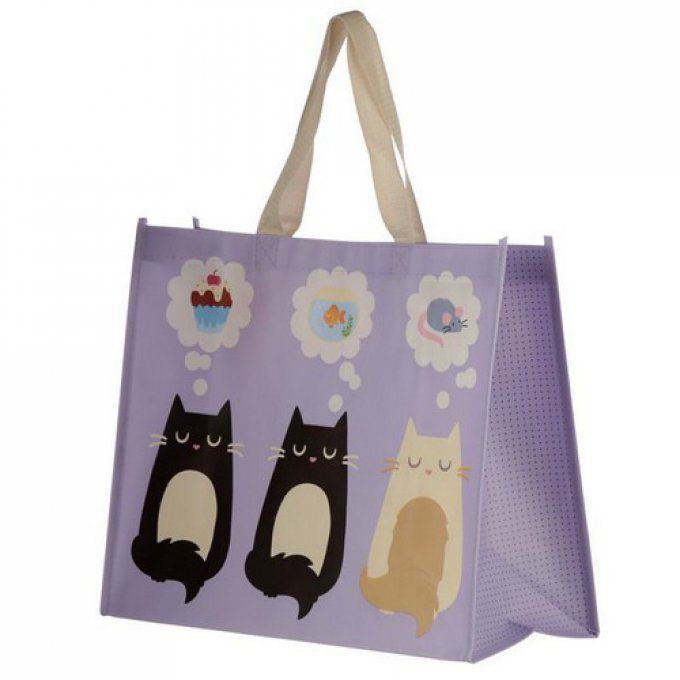 Sac cabas trois chats