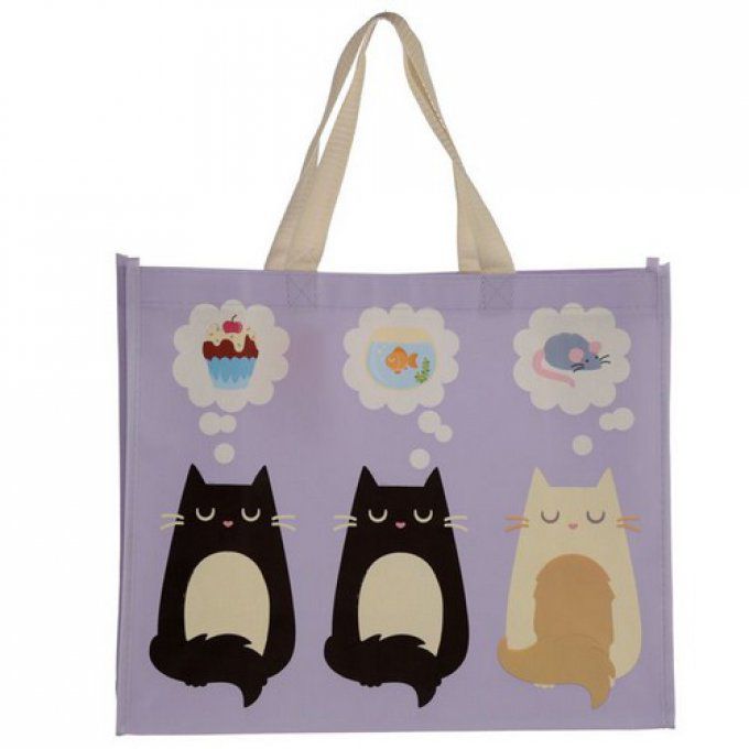 Sac cabas trois chats