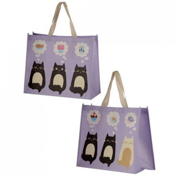 Sac cabas trois chats