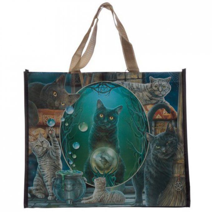 Sac cabas chat magie lisa parker