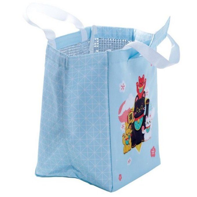 Sac Repas Isotherme Pliable Maneki Neko - Chat Porte-bonheur 