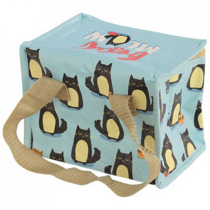  Sac à Repas Isotherme bleu Feline Fine - Chat