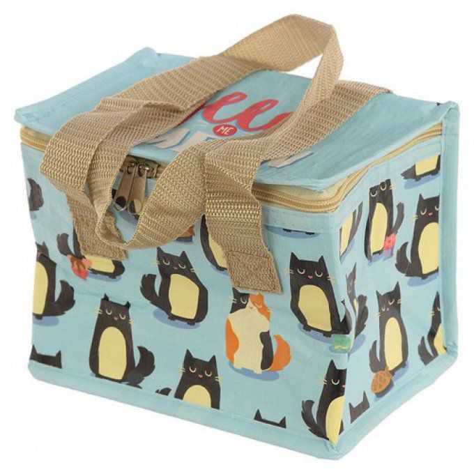  Sac à Repas Isotherme bleu Feline Fine - Chat