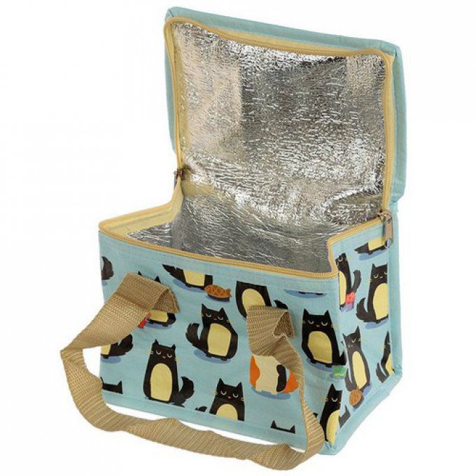  Sac à Repas Isotherme bleu Feline Fine - Chat
