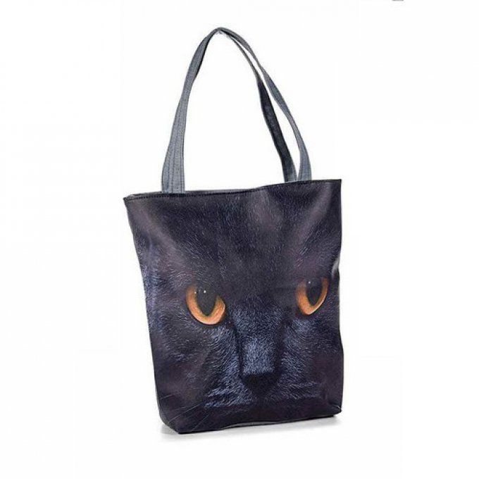 Grand sac cabas photos de chat