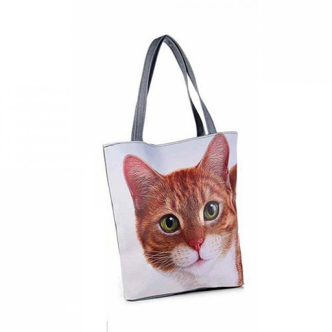 Grand sac cabas photos de chat