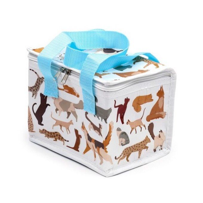 Sac Repas Isotherme famille de chats en Plastique Recyclé rPET - Feline Fine Cat
