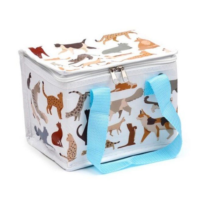 Sac Repas Isotherme famille de chats en Plastique Recyclé rPET - Feline Fine Cat