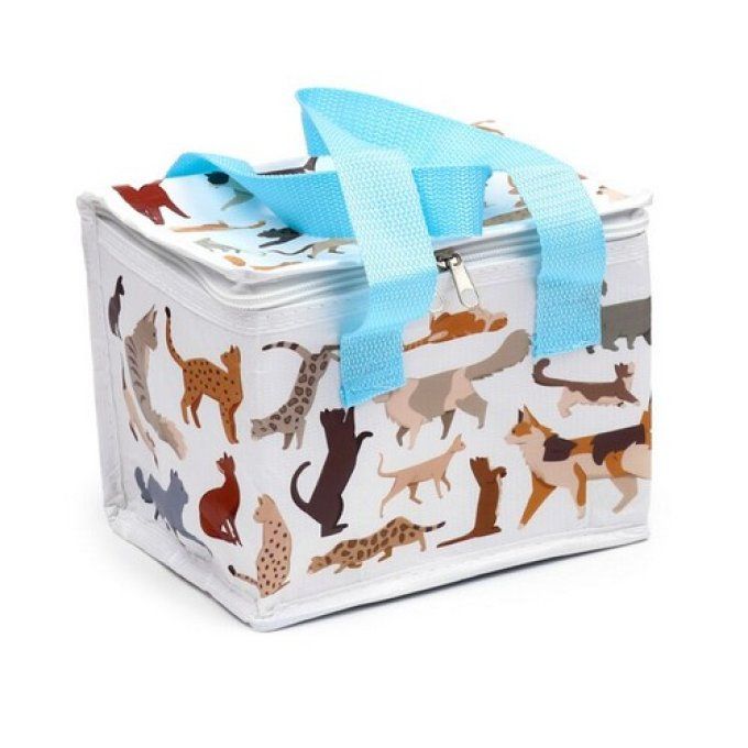 Sac Repas Isotherme famille de chats en Plastique Recyclé rPET - Feline Fine Cat