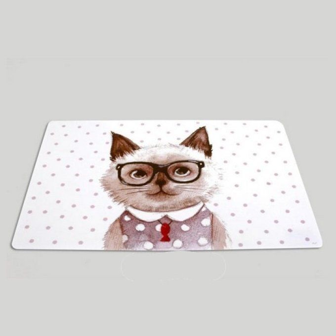 Set de table lavable chat kitty