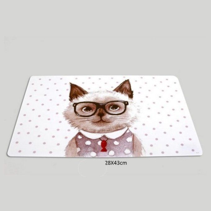 Set de table lavable chat kitty