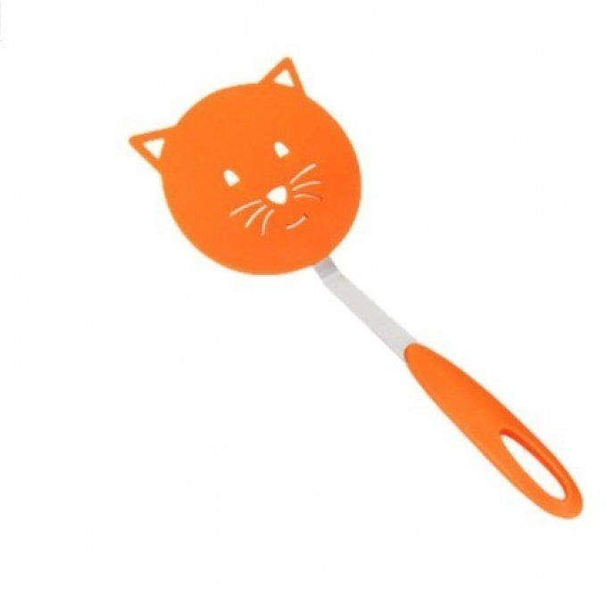 Spatule bois décor chat 30 cm. - Toutenchat