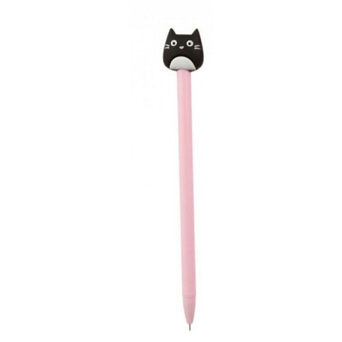 Stylo rose ou mauve chat meow