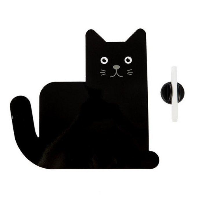  Tableau magnétique gros chat noir