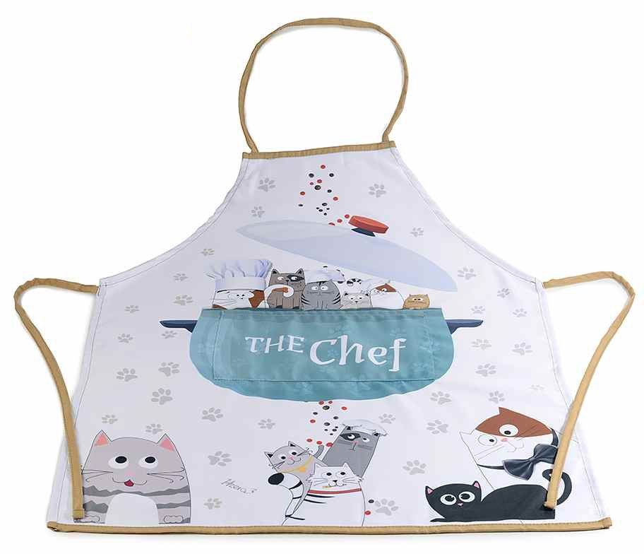 Tablier De Cuisine , Chat Gourmand