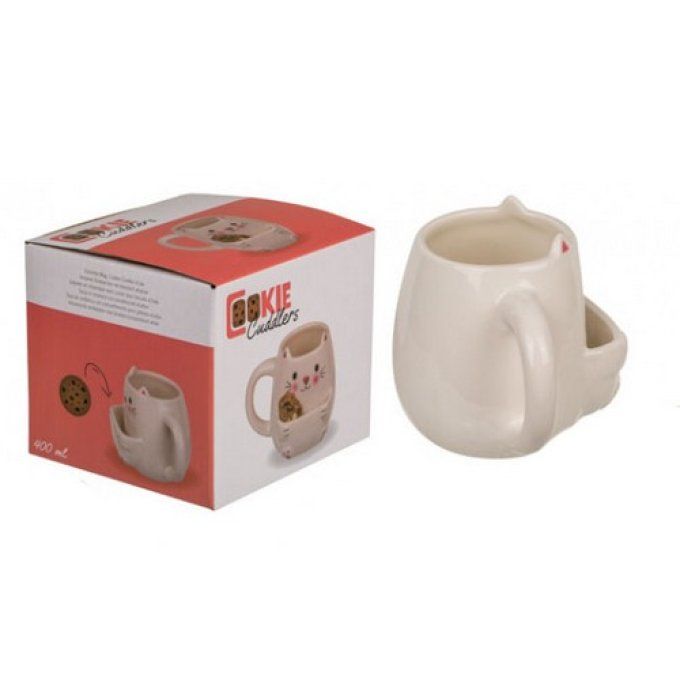 Tasse chat et sa poche gâteau 